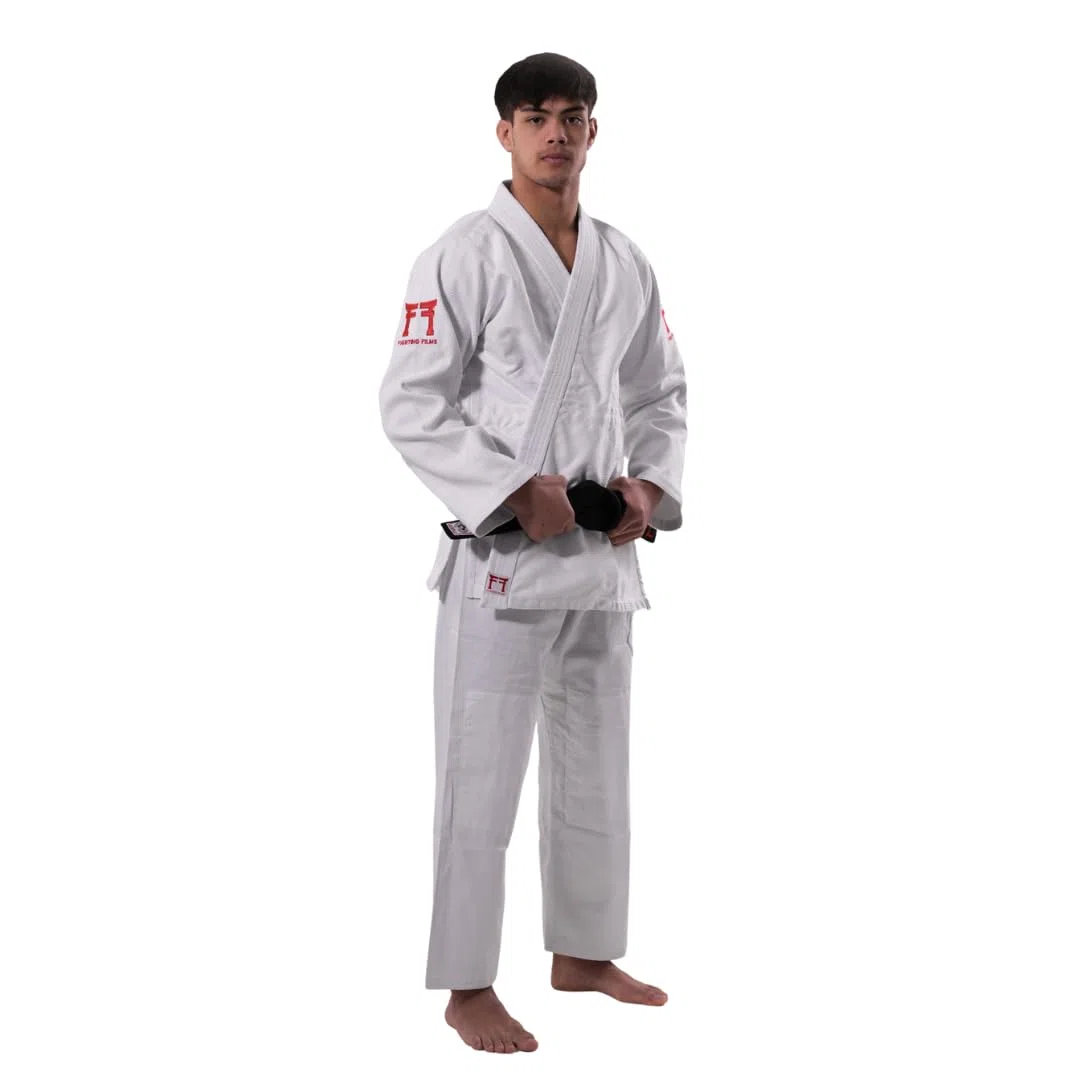 Kimono de judo, 100% cotone, 500 g, colore rosso