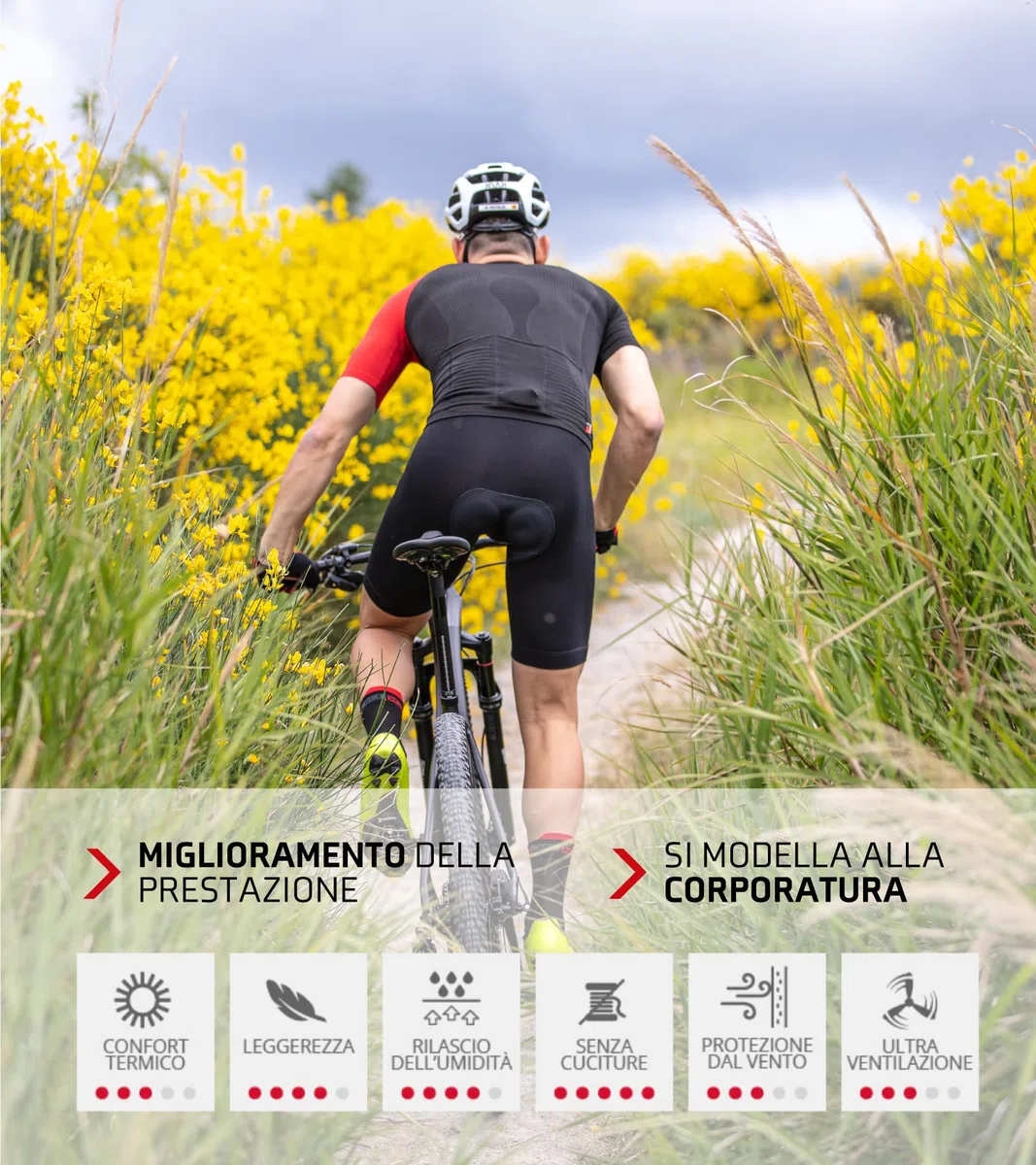 Biotex Belike Salopette Infrarosso