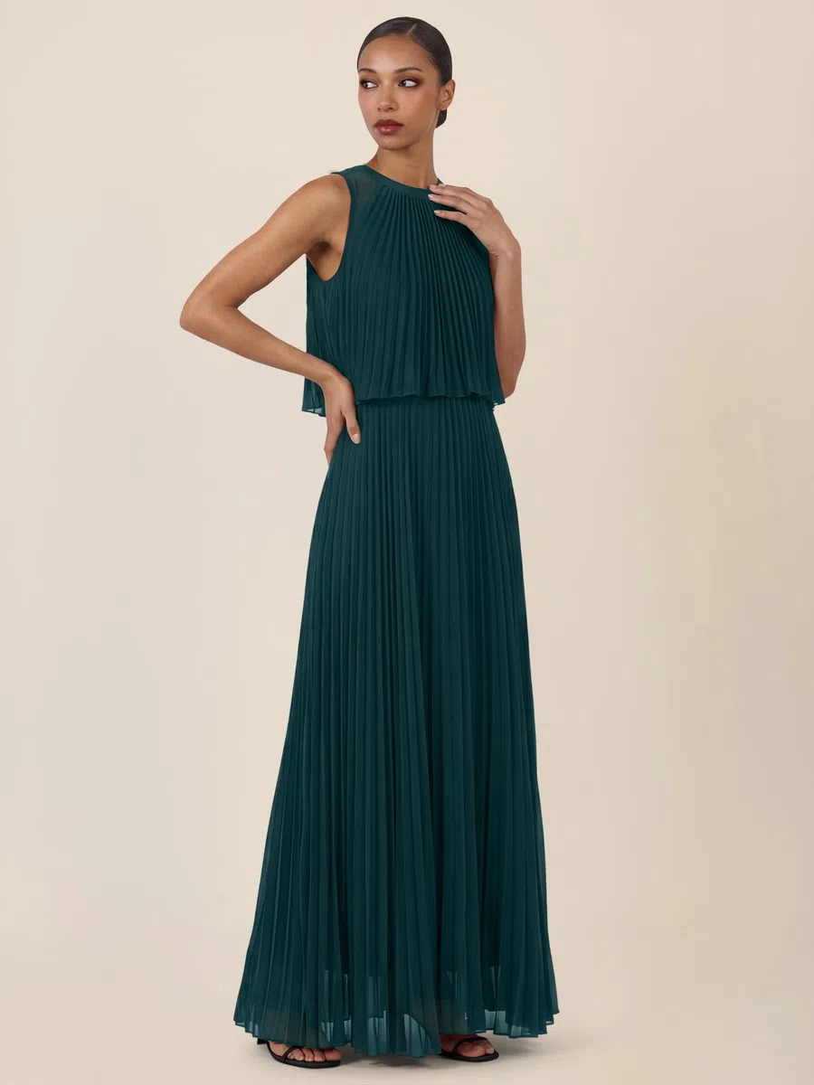 Apart Fashion Abito da Sera Lungo in Chiffon