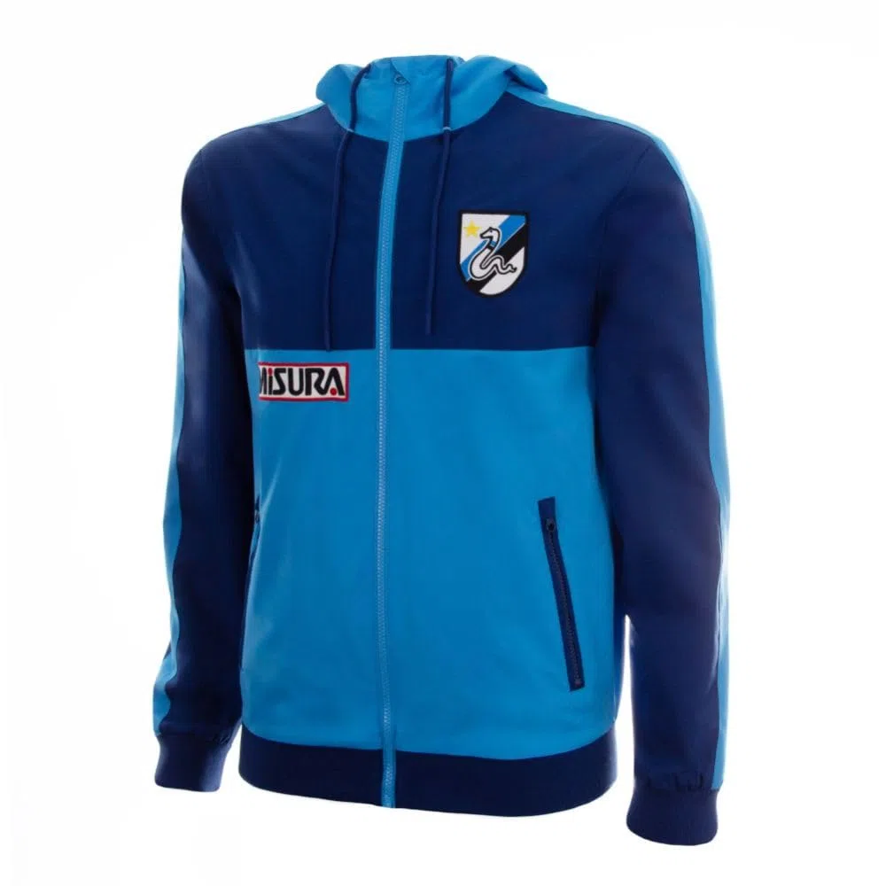 COPA Football - Giacca a Vento Retro - Uomo - FC Internazionale 1985-86 - Blu