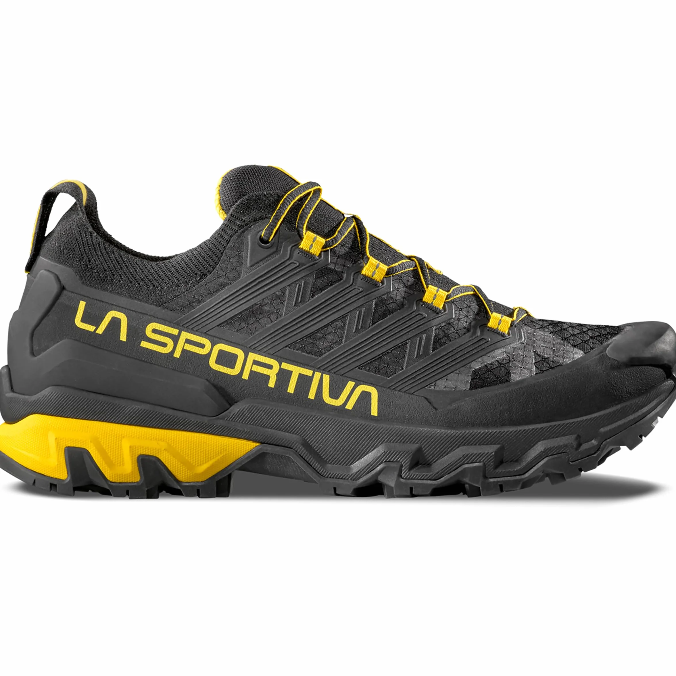 LA SPORTIVA Uomo Ultra Raptor 3 Scarpe, Black-Yellow, 44.5