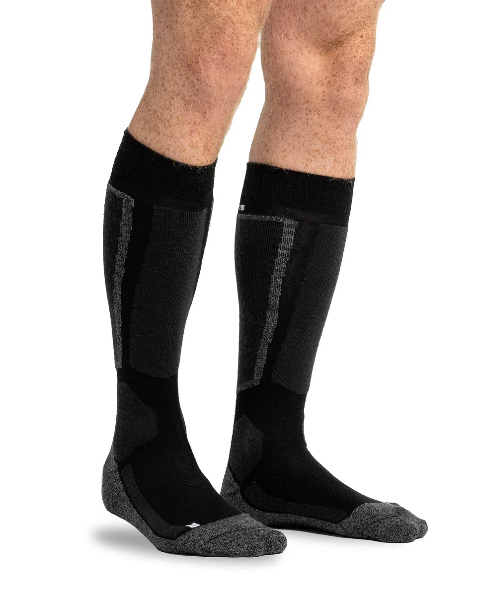 Snocks Calze Sci Uomo e Donna - Calzini Termici Sci Taglia 35-46, Calze Snowboard Calze Moto Uomo Donna - Calze Termiche da Sci Donna Uomo e Traspiranti