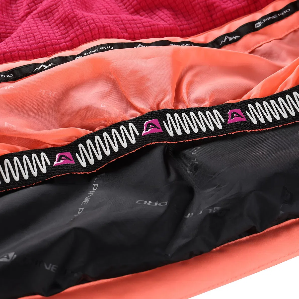 Alpine Pro Reamo - Giacca da sci da ragazza con cappuccio, giacca da snowboard, giacca elasticizzata, giacca invernale, giacca da trekking, giacca per le montagne, giacca impermeabile e traspirante,