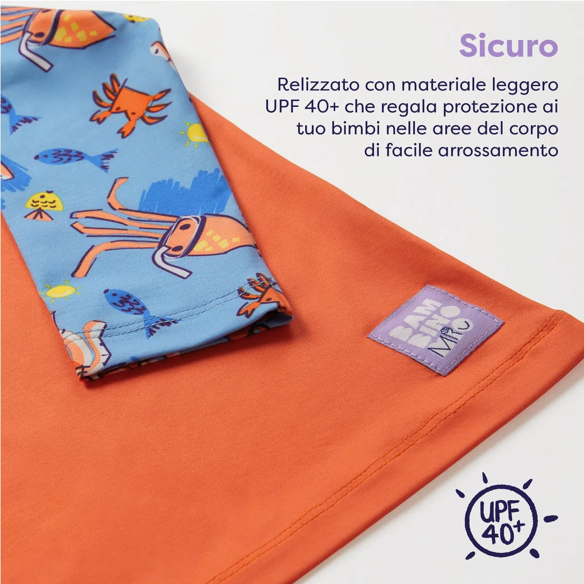 Bambino Mio, Top Nuoto, Maniche Lunghe, Protezione UPF40+