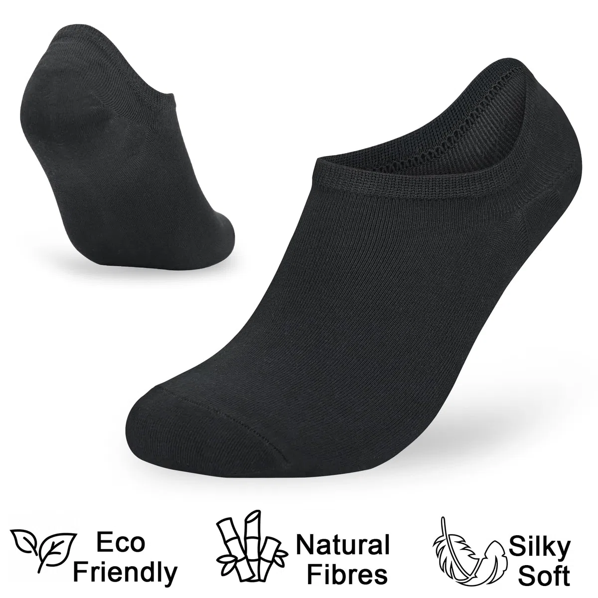 6 paia di calzini da ginnastica in bambù per donne e uomini, calzini alla caviglia, taglio basso, invisibili, antiscivolo, confezione multipla, casual, per sneaker, mocassini e scarpe da barca