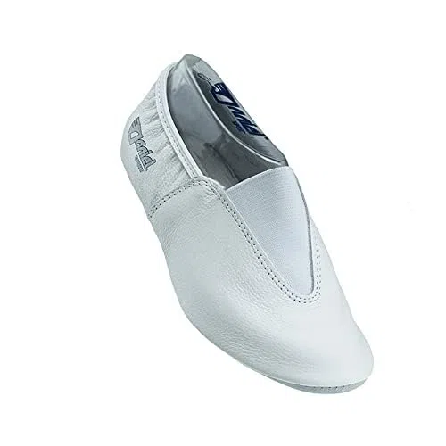 Anniel 2038 Scarpe da Ginnastica Artistica in Pelle. 100% Made in Italy (40, Bianco)