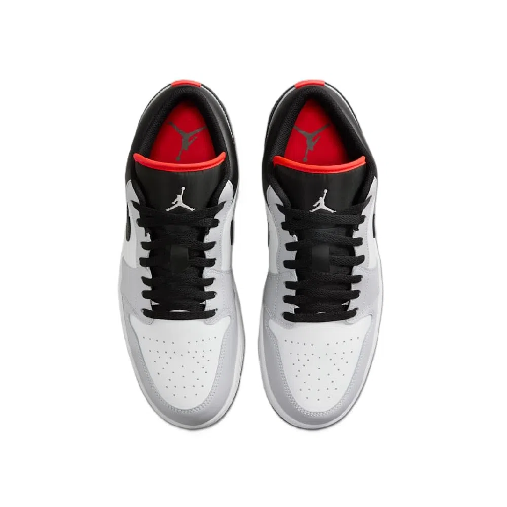 Air Jordan 1 Low Scarpe Uomo (Neutral Grey/Summit White/Infrared 23/Nero)