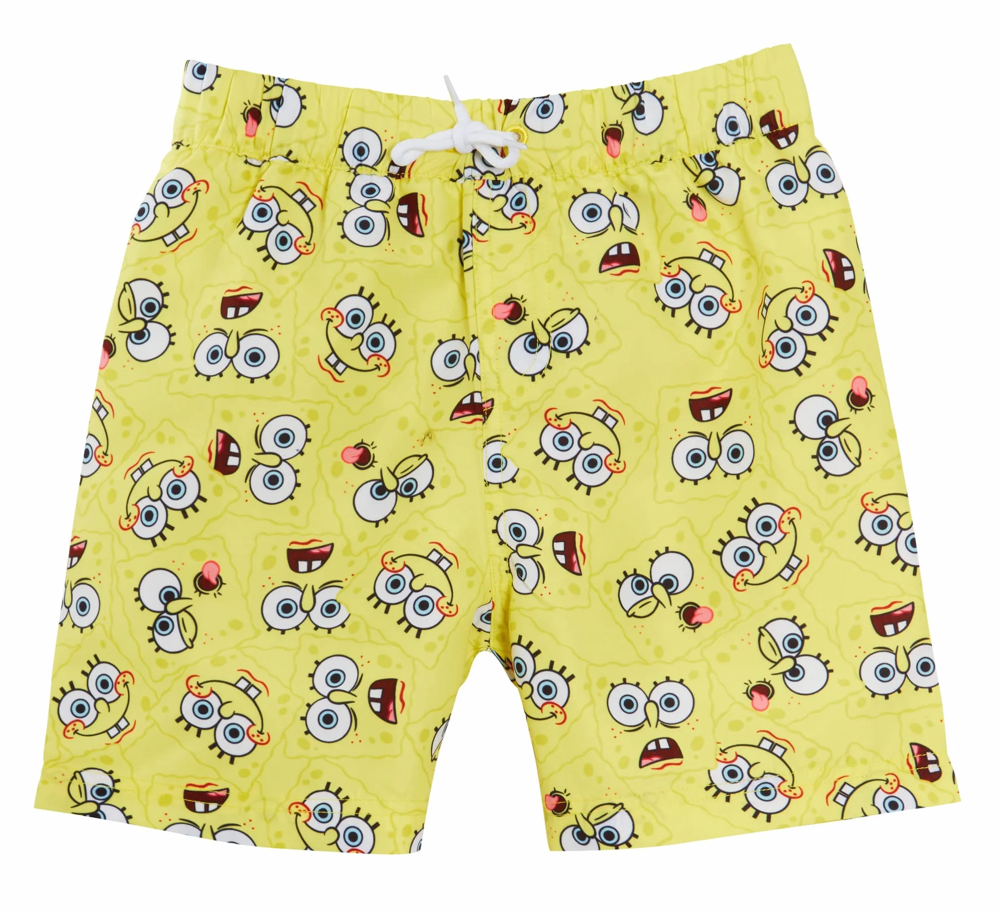 SpongeBob Squarepants Pantaloncini da Bagno Pantaloncini da Bagno per Bambini con Coulisse in Vita Pantaloncini da Spiaggia per Le Vacanze