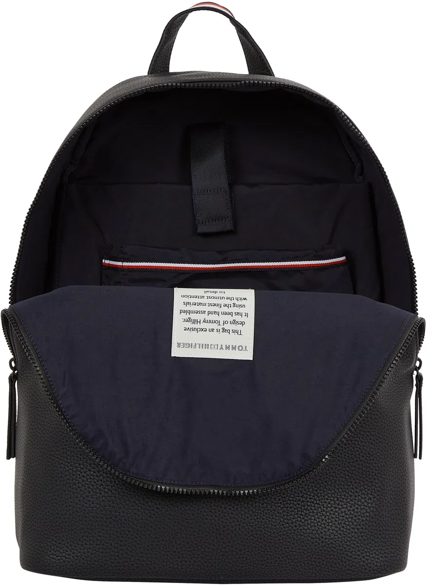 Tommy Hilfiger Uomo Zaino Essential PU Backpack Bagaglio a Mano