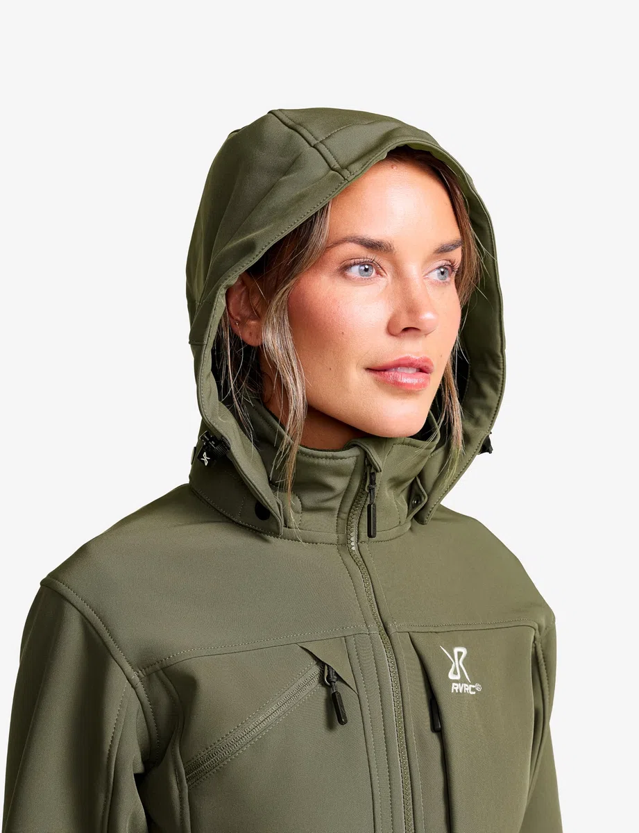 RevolutionRace Hiball Softshell Jacket da Donna, Giacca da Esterno per Escursionismo
