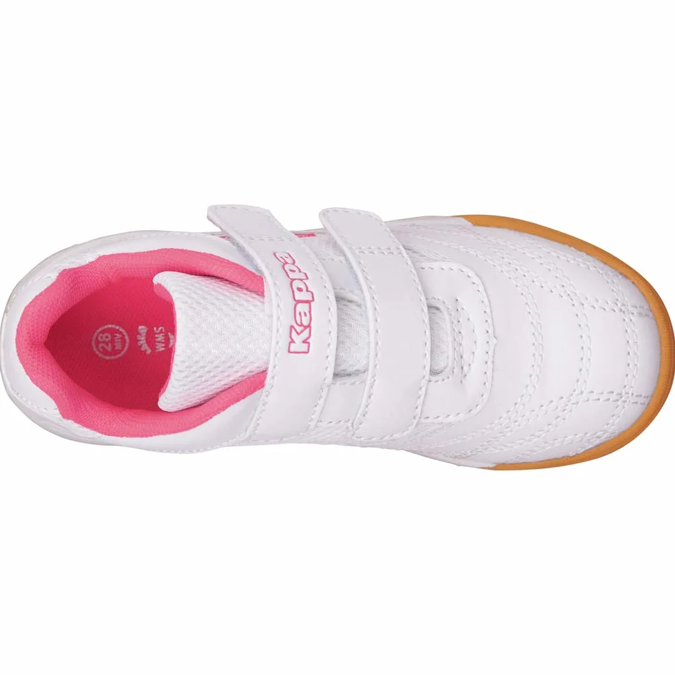 Kappa Kickoff T Unisex Kids Scape per sport indoor Bambine e ragazze White L'Pink 40 EU