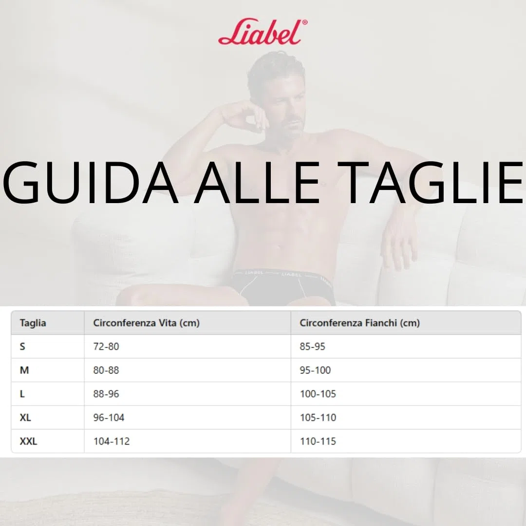 Liabel Slip Uomo in Cotone, Set 4 Pezzi, Mutande con Cuciture Rinforzate ed Elastico Esterno, Bianco Nero e Colorati