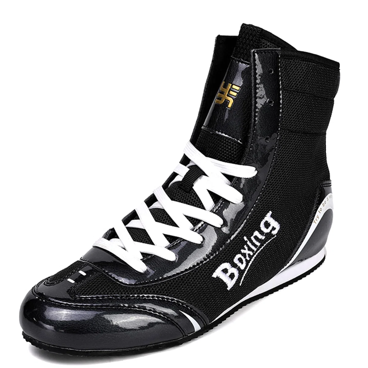 Scarpe Boxe Uomo, Pugilato Scarpe da Wrestling Professionali per Sollevamento Pesi, Bodybuilding Palestra e Stivali da Allenamento Sportivo