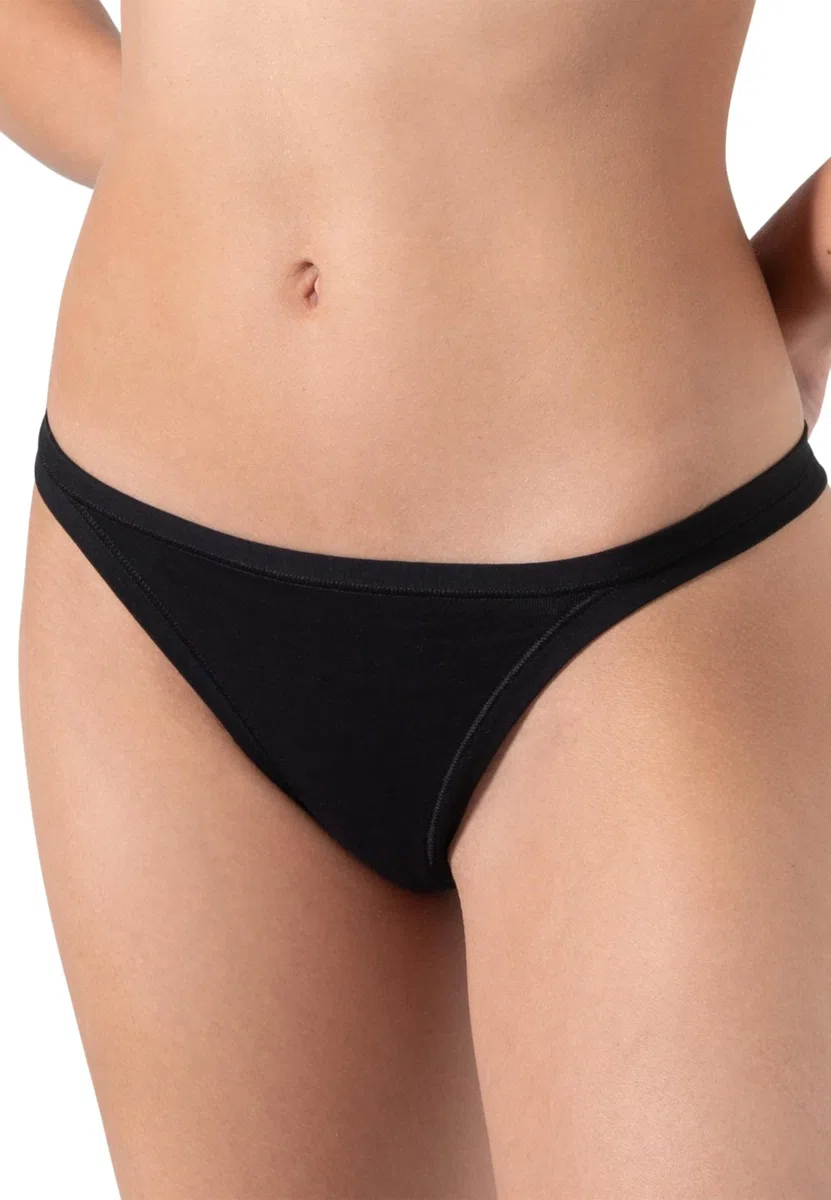 Intimitaly Slip Donna Cotone in Morbido Bielastico - Confezione da 6 - String dai Bordi Extracomfort e Comodo Fianco Basso