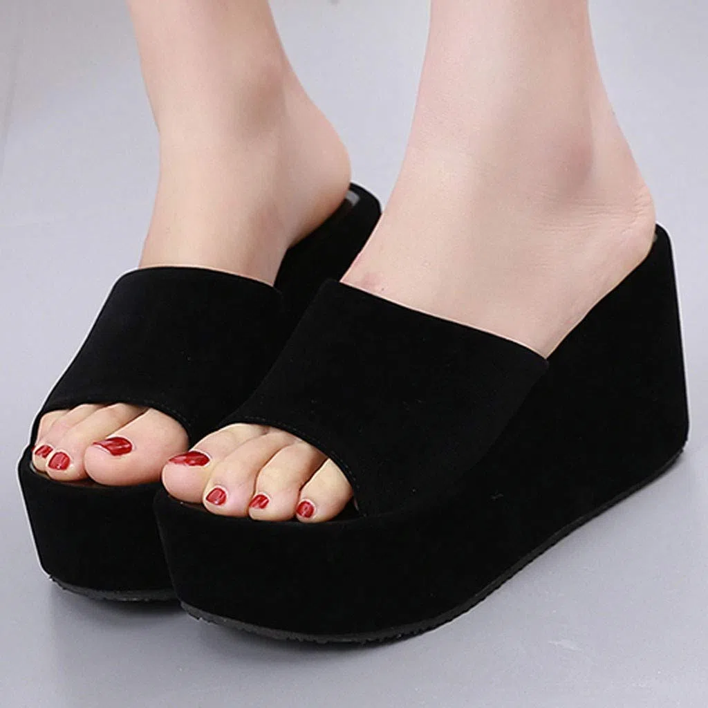 Generico Ciabatte Donna Ortopediche Leggere Sandali Scarpe Eleganti Comode Estive Zeppe Con Zeppa Alta Vintage Offerta Supporto Arco Plantare Ciabatta Cerimonia Bassi Mare Piscina Pantofole Infradito