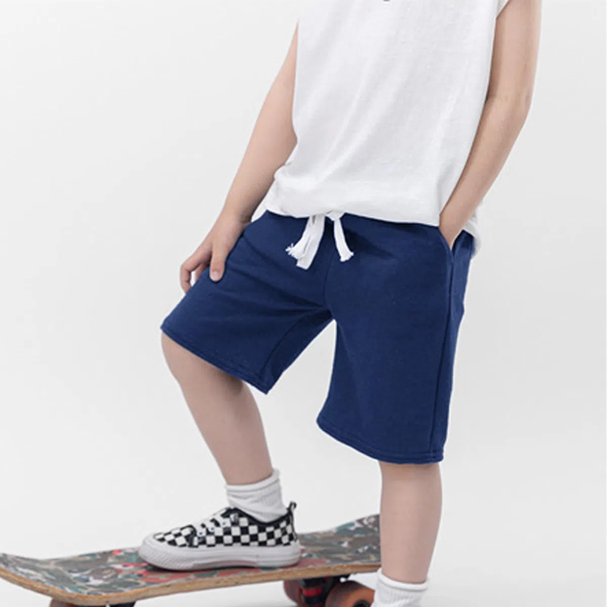Pantaloncini Bambino Estate Casual Outwear Pantaloni Pantaloncini Morbido Cotone Pantaloni Sportivi per Bambini da 3 a 8 Anni