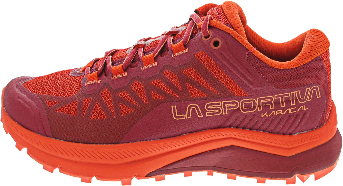 LA SPORTIVA Karacal Woman Cherry Tomato/Velvet, Scarpe da Trail Running Donna