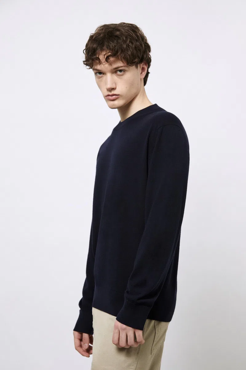 Diana Studio - Girocollo in Cashmere e Lana Merino, Uomo, Maniche Lunghe, Casual Fit