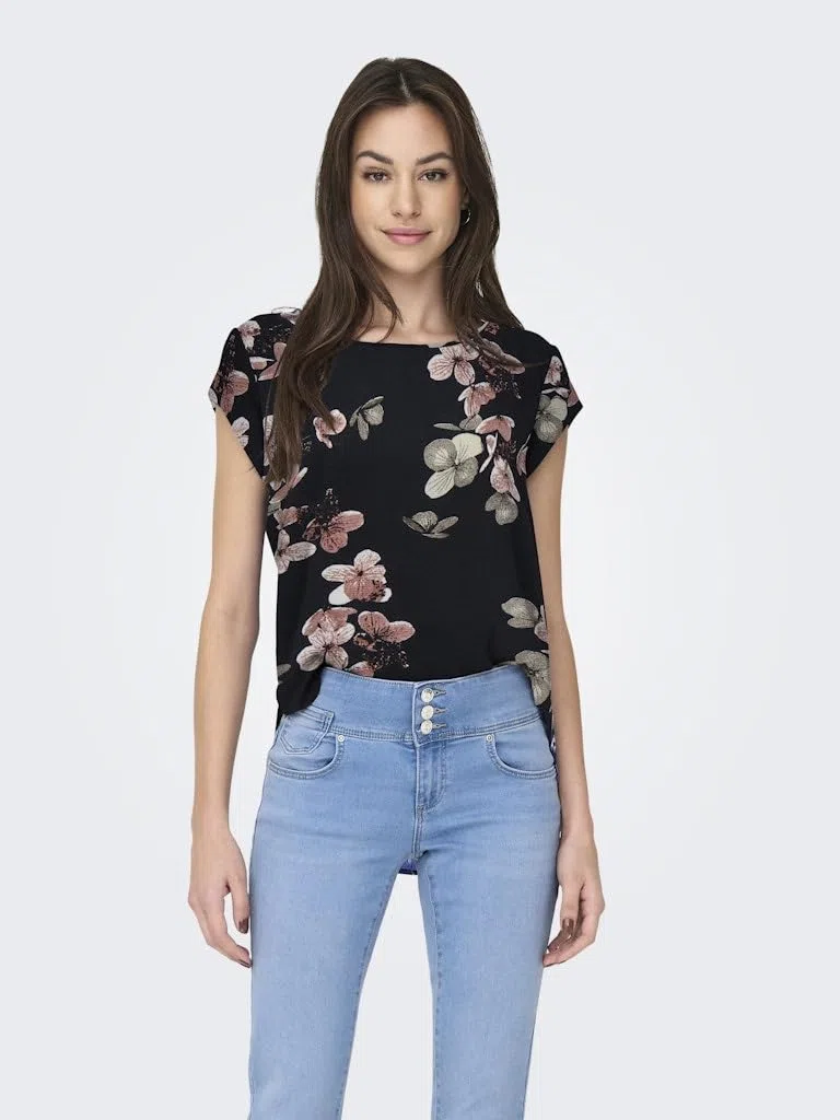 Only Only Damen Onlvic S/S Solid T-Shirt Donna (Pacco da 2)