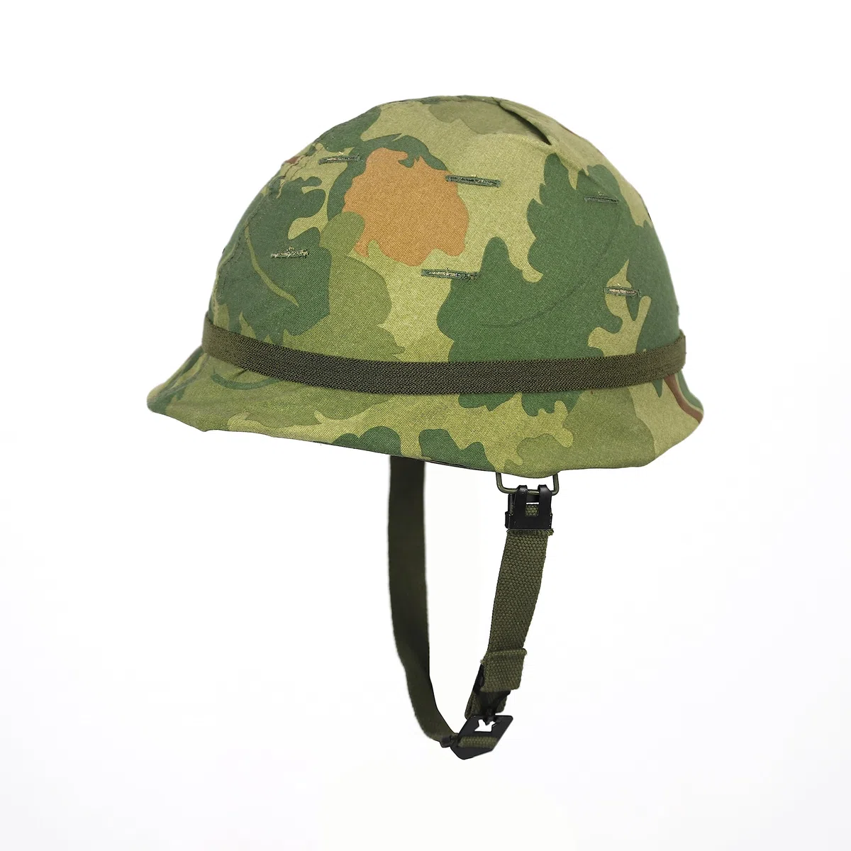 ANQIAO Guerra del Vietnam US M1 Casco con Mitchell Cover