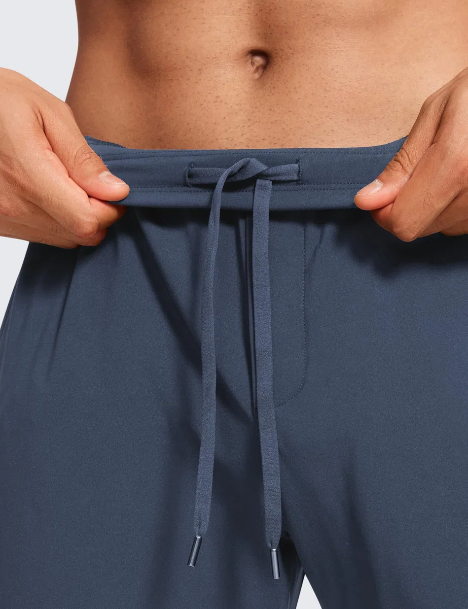 CRZ YOGA Joggers Leggeri da Uomo Pantaloni da Viaggio per Escursionismo Atletico con Tasche - 76 cm