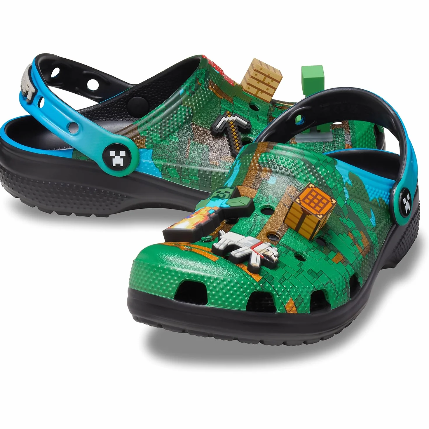 Crocs Minecraft CLS CLG K ZoccoliUnisex - Bambini e Ragazzi