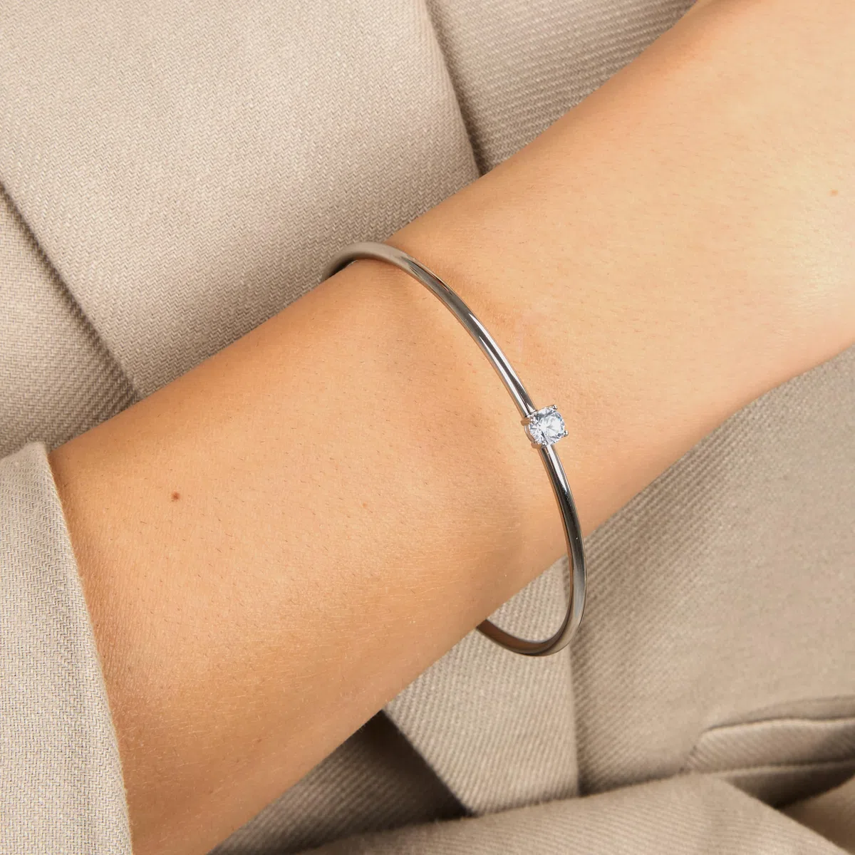 MORELLATO Bracciale Donna Collezione Cerchi, Acciaio Inossidabile, Pietra - SAKM63