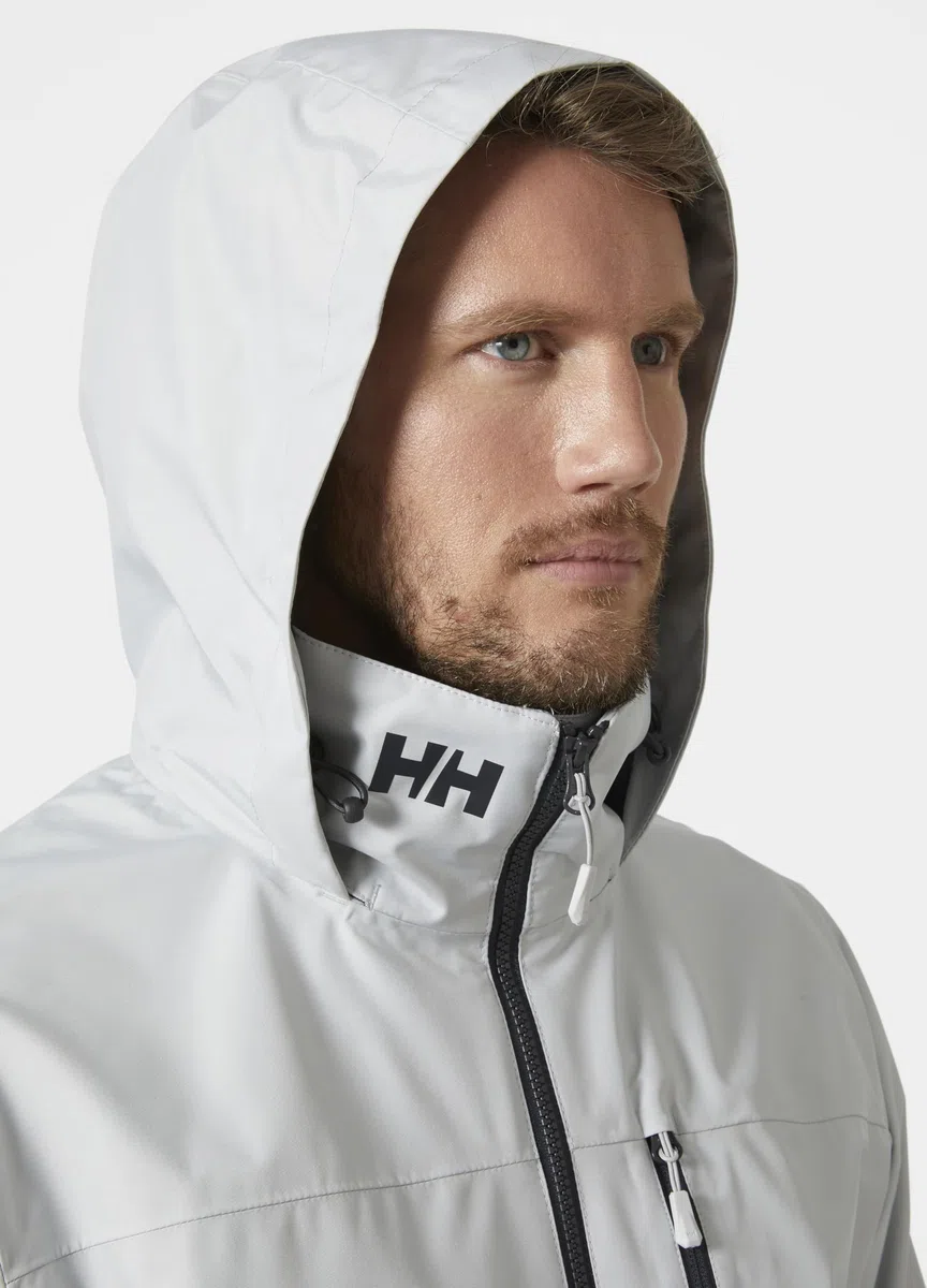 Helly Hansen Giacca Uomo Crew con Cappuccio – Giacca da vela impermeabile e antivento
