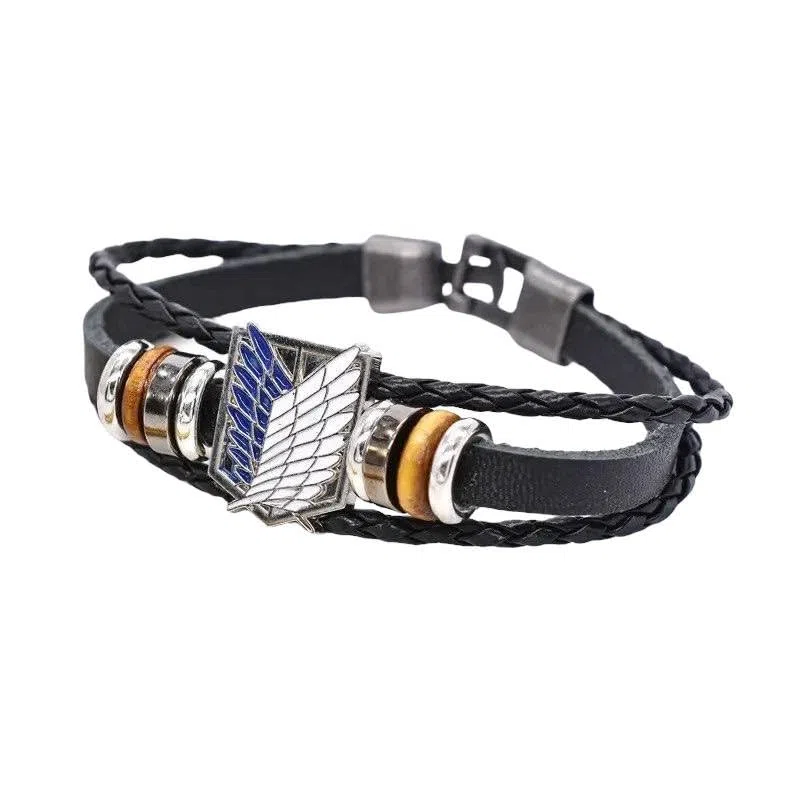 Anime Attack Attacco dei giganti bracciale braccialetto Ali della libertà V2