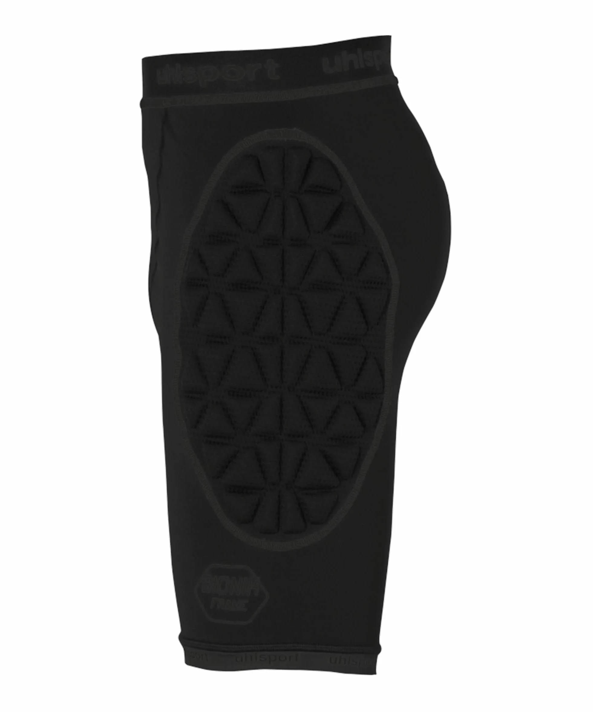 uhlsport - Uhlsport Bionikframe Padded Short Black Edition, uhlsport Bionikframe Padded Short Black Edition – Pantaloncini Imbottiti Protection per Uomo e Bambino, con Protezioni Unisex - Adulto