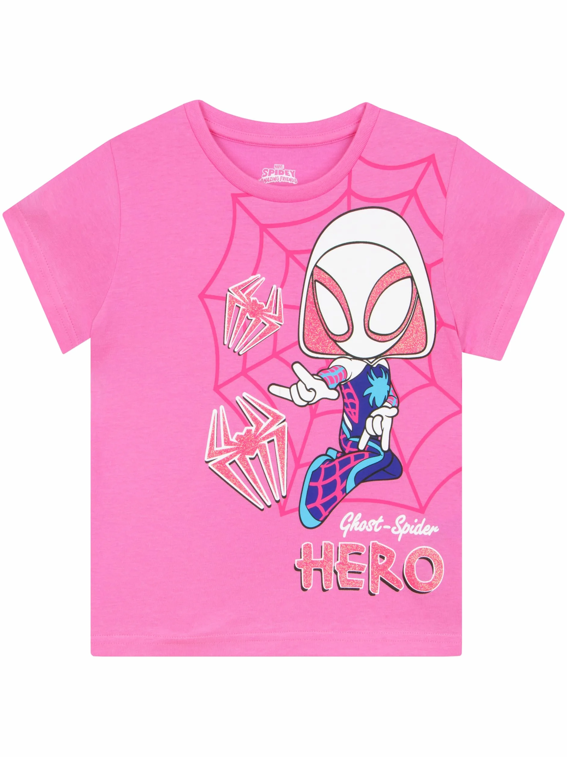 Marvel T Shirt Ragazza Spidey E I Suoi Fantastici Amici | Spiderman Maglia | Maglietta Corta Ragazza