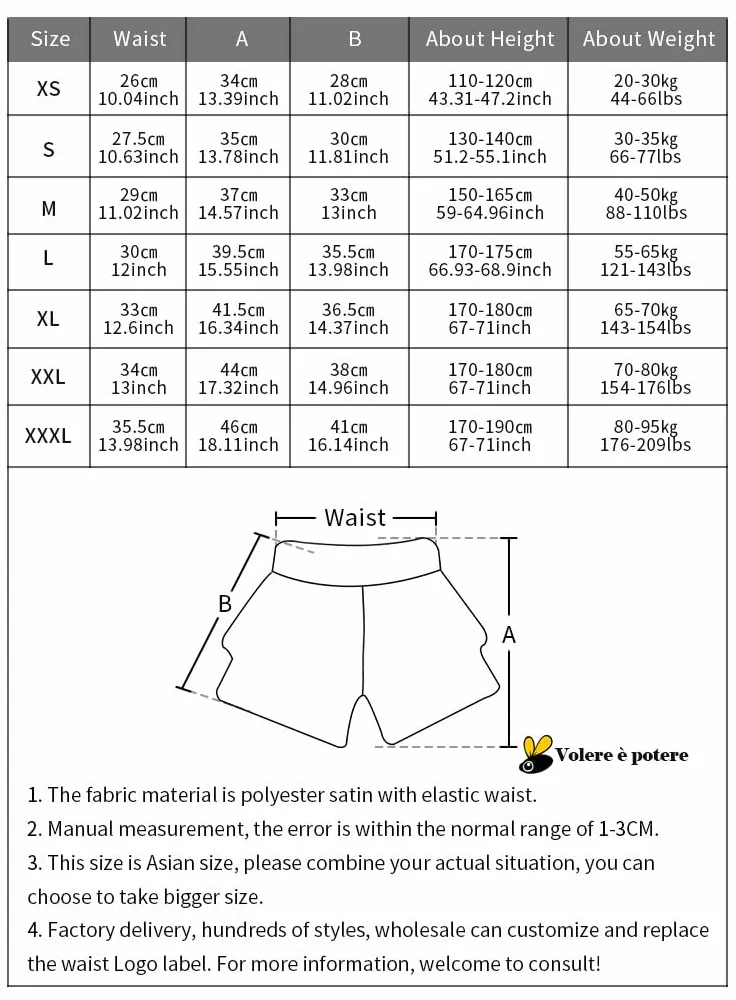 Pantaloncini da boxe, da trekking, kickboxing, muay thai, palestra, boxe, per uomini e donne, di lusso, per MMA