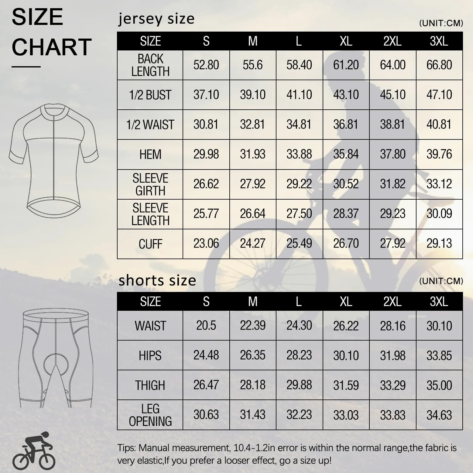 Completo da Ciclismo Bambini Unisex Maglia a Manica Corta + Pantaloncini Imbottiti Abbigliamento della Bicicletta per Ragazzi