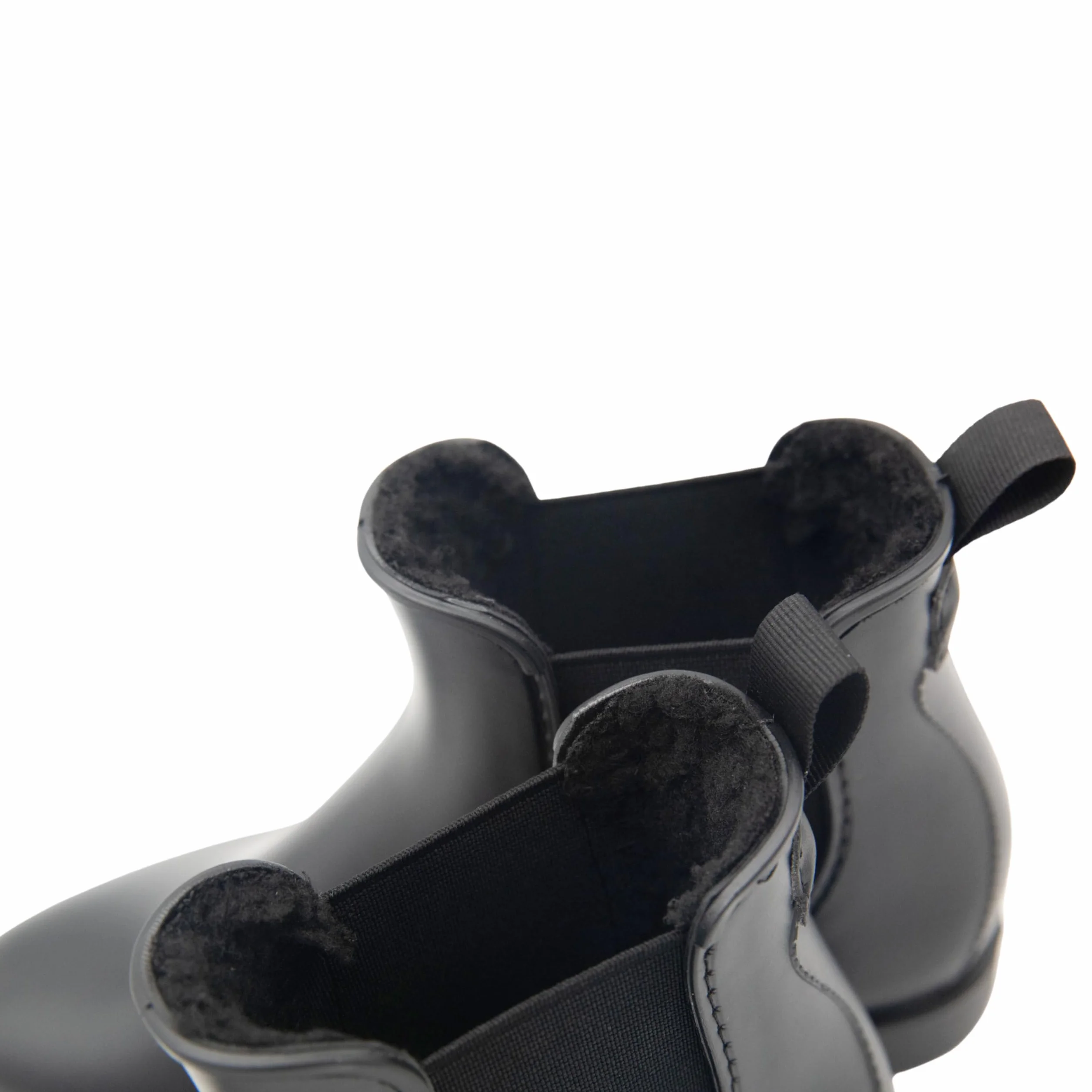 PFIFF Stivaletti Jodhpur in PVC con fodera interna, stivali invernali foderati, neri, per bambini e donne, 29-42