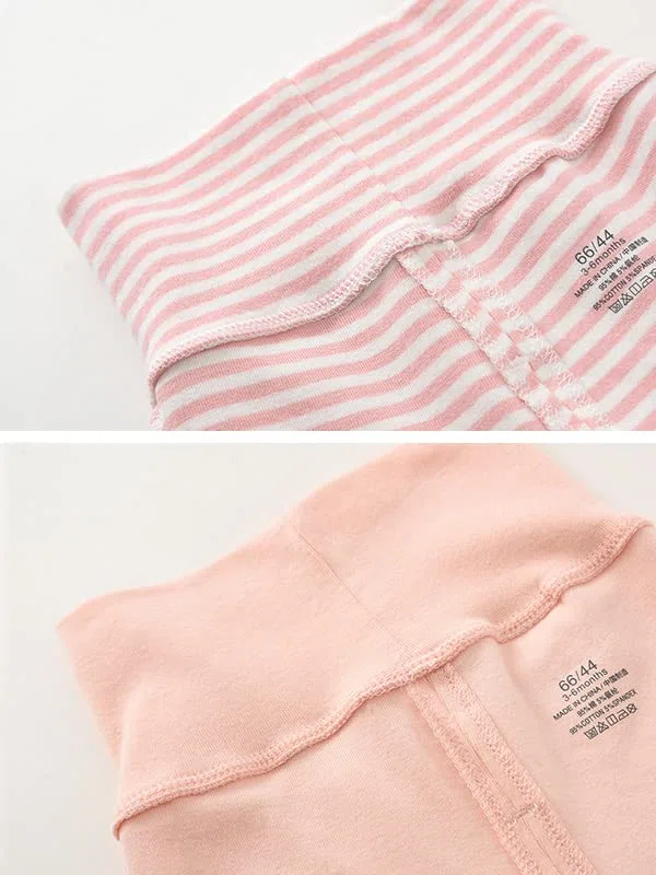 Pantaloni unisex con piedini per neonati e bambine da 0 a 12 mesi