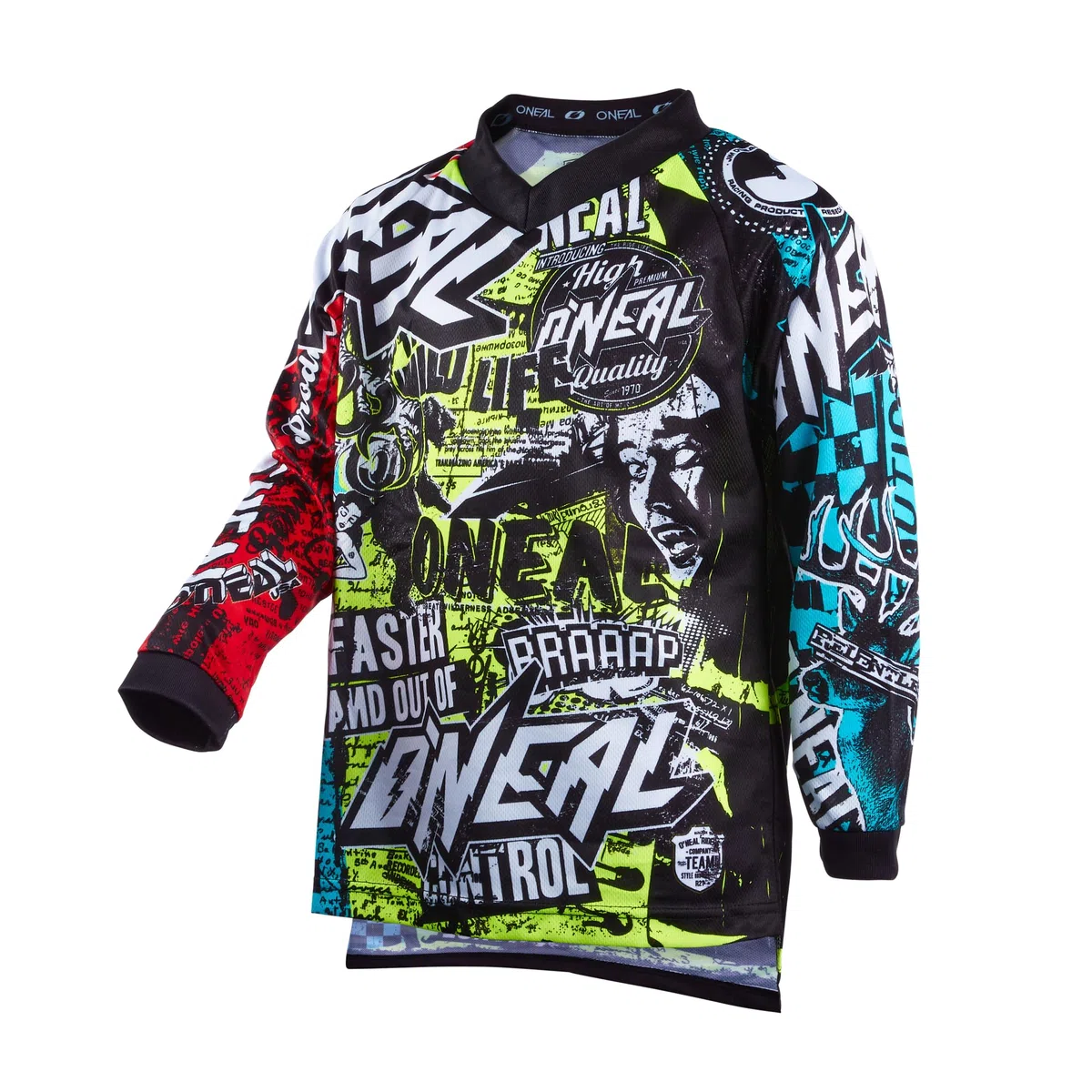 O'Neal Element Wild V.22 Maglia Ragazzi Element Wild V.22, Multicolore, XS Unisex - Bambini e Ragazzi (Pacco da 1)