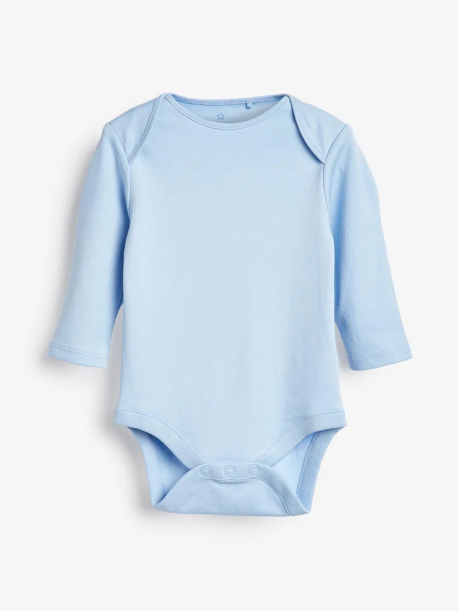 NEXT Bambini Confezione da 5 body bebè a maniche lunghe