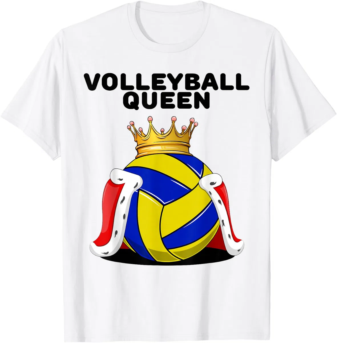 Volleyball Queen, Maglietta da Donna per Beach Volley Maglietta