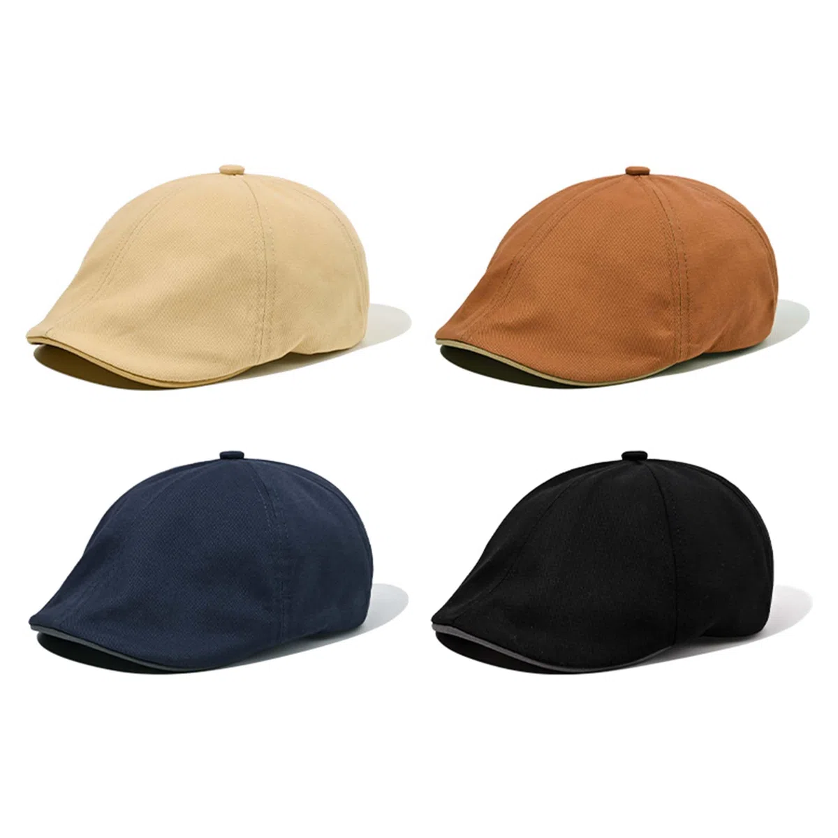 CLAPE Berretto Piatto Coppola Uomo Basco Donna Regolabile Cotone Cappello Newsboy Unisex Gatsby cap