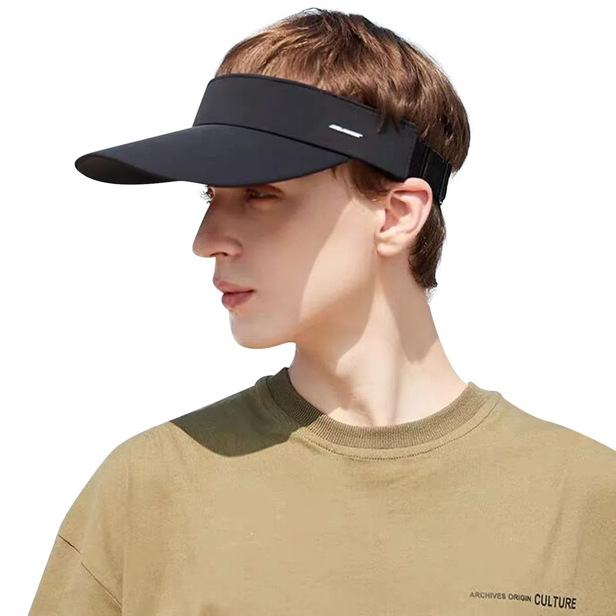 CLAPE Visiera Parasole Cappellino con Visiera Regolabile da Uomo Donna Sport Sun Visor Visiera da Golf Tennis Protezione UV