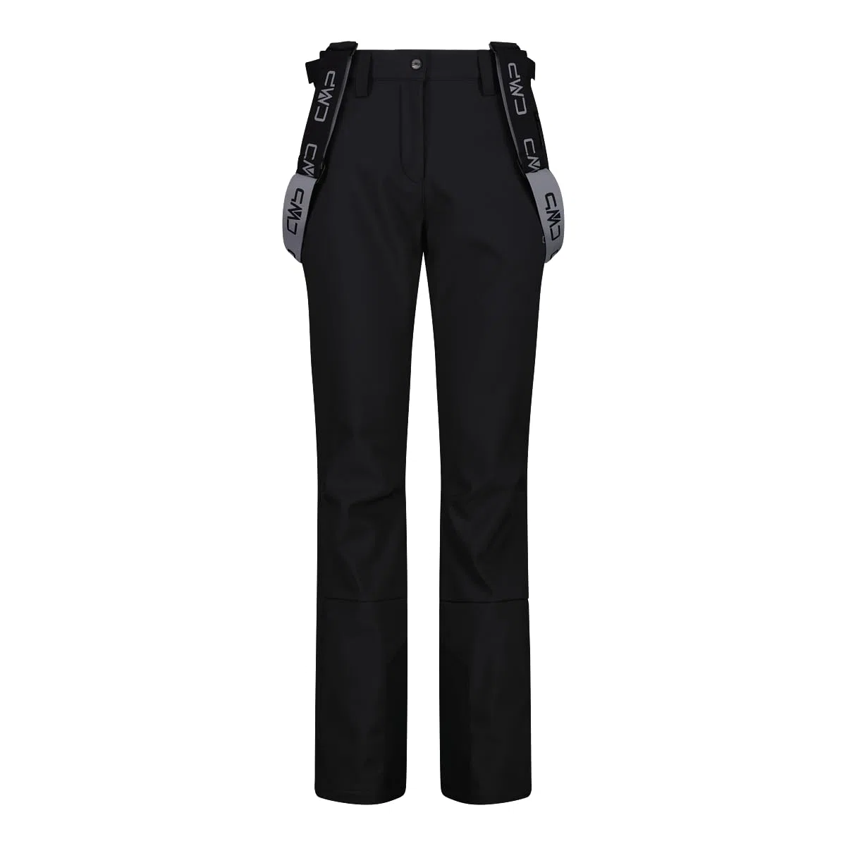CMP Salopette Donna da Sci in Softshell, 34W4326 (Nero, S)