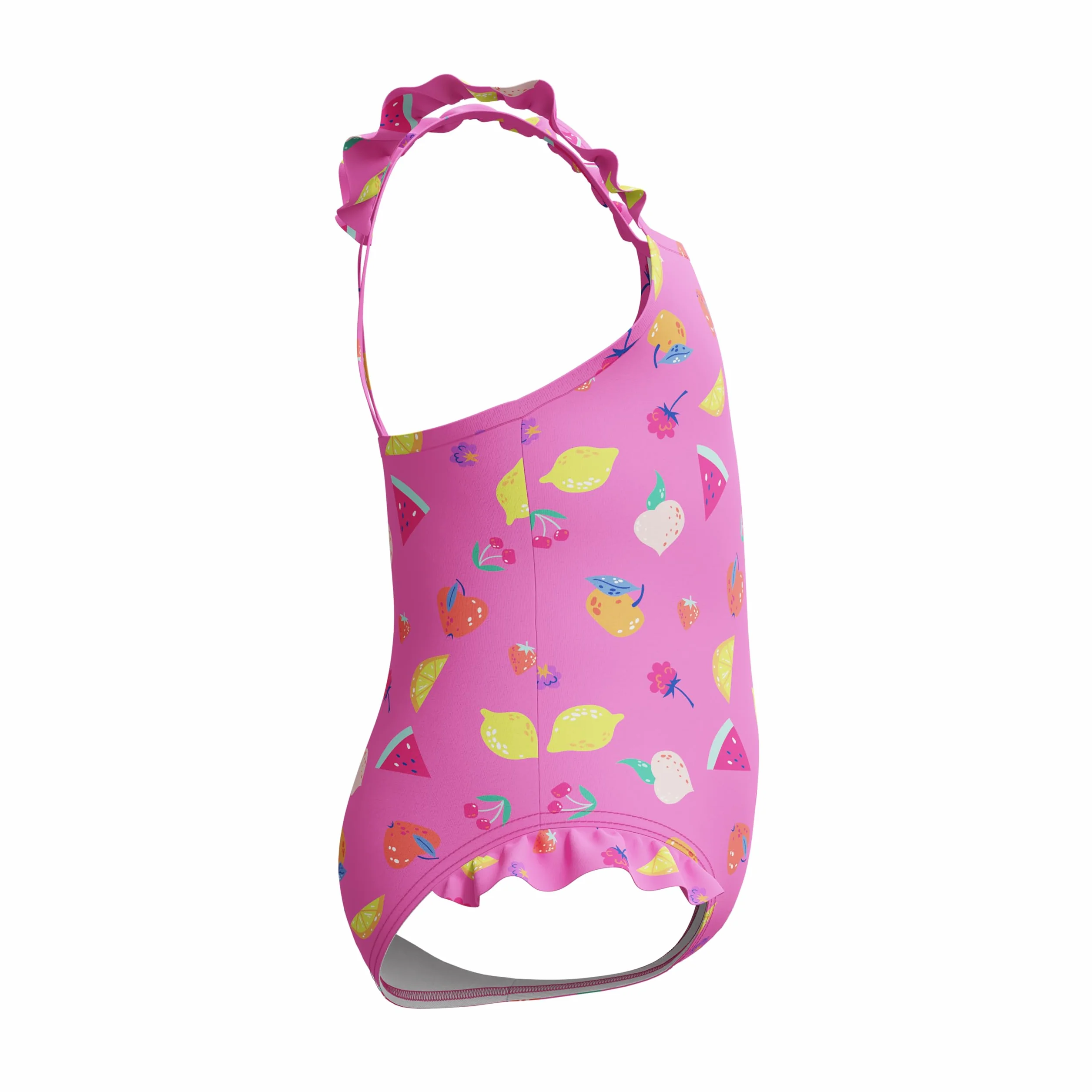 Speedo Frill Thinstrap One Piece Costume da Bagno Bambine e Ragazze