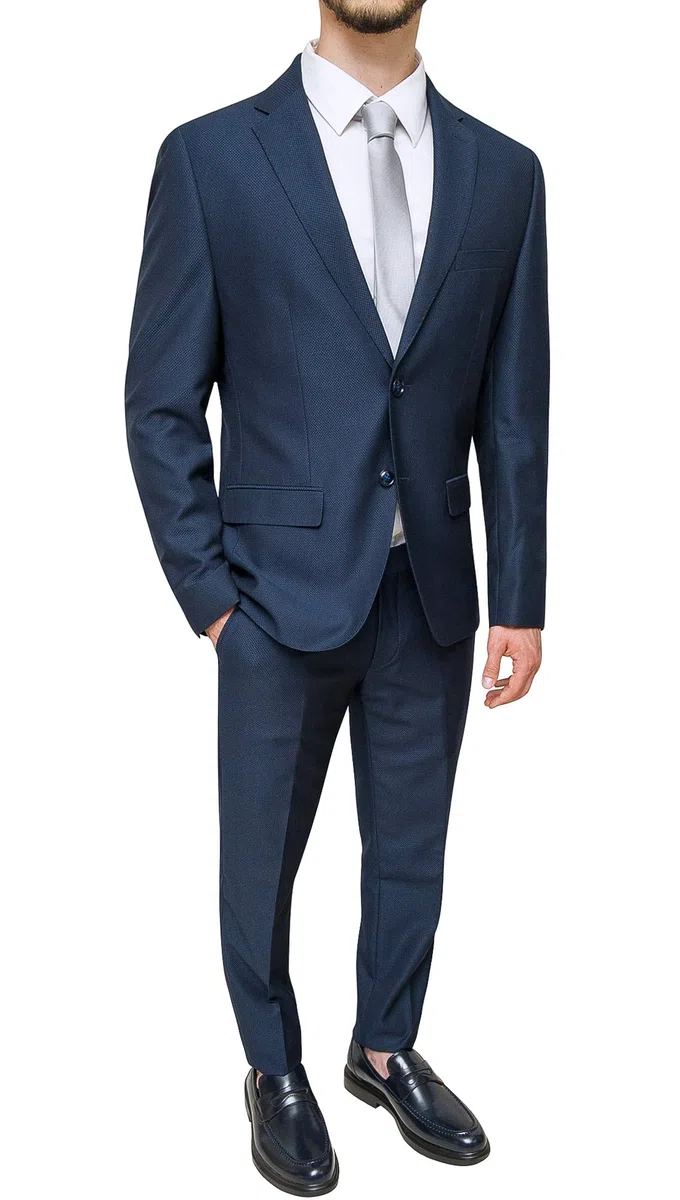 Abito Completo Uomo Sartoriale Smoking Vestito Elegante Formale Cerimonia