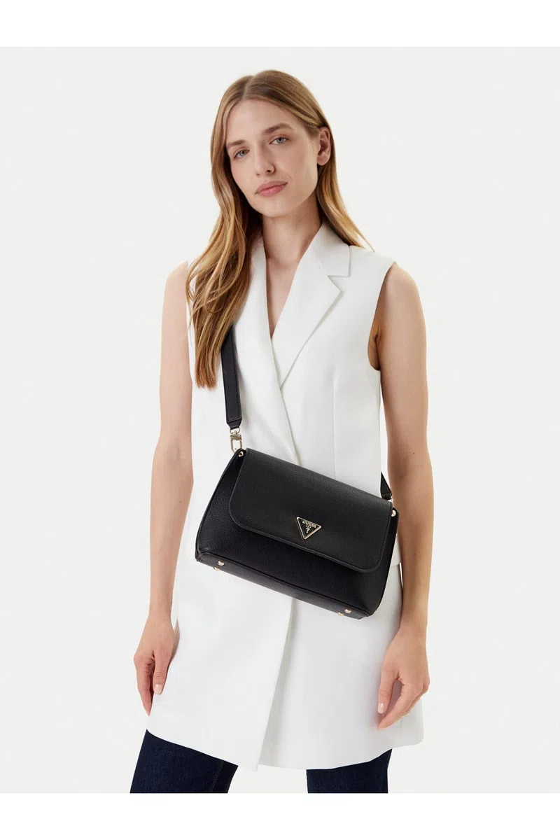 GUESS - Meridian II Flap Crossbody, Handbag Donna