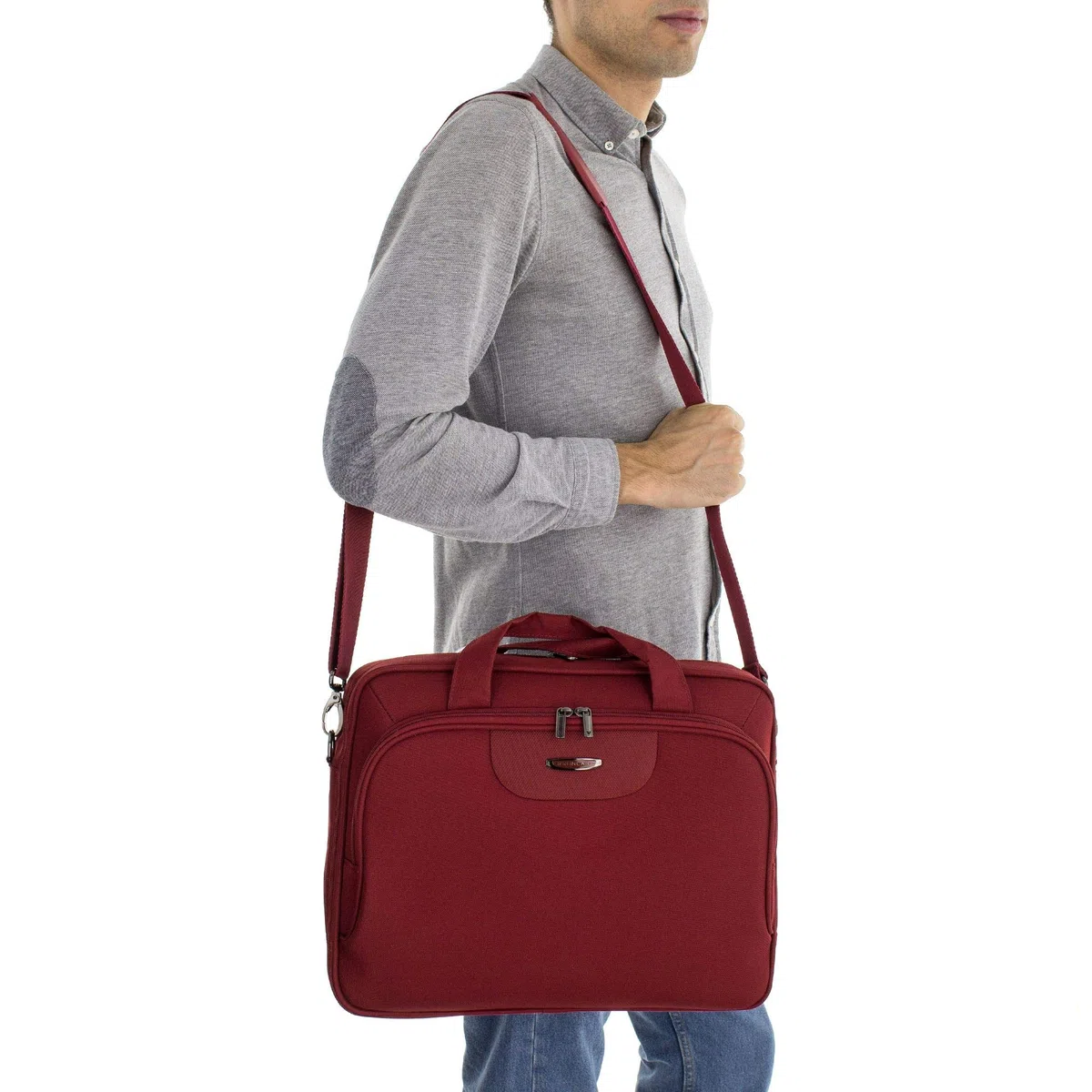 RONCATO Easy Office Cartella 2 Manici Porta Pc 15.6'' Unisex - Adulto
