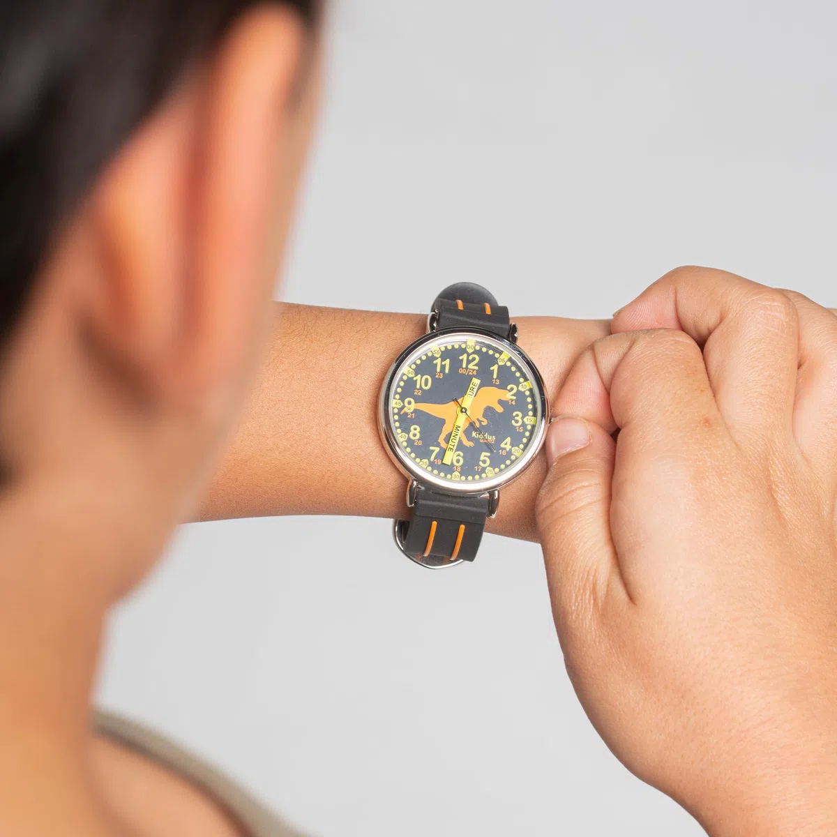 Kiddus Orologio Educativo per Bambino e Bambina dai 5 ai 10 Anni, Orologio Analogico Didattico per Imparare l'Ora, Movimento Giapponese