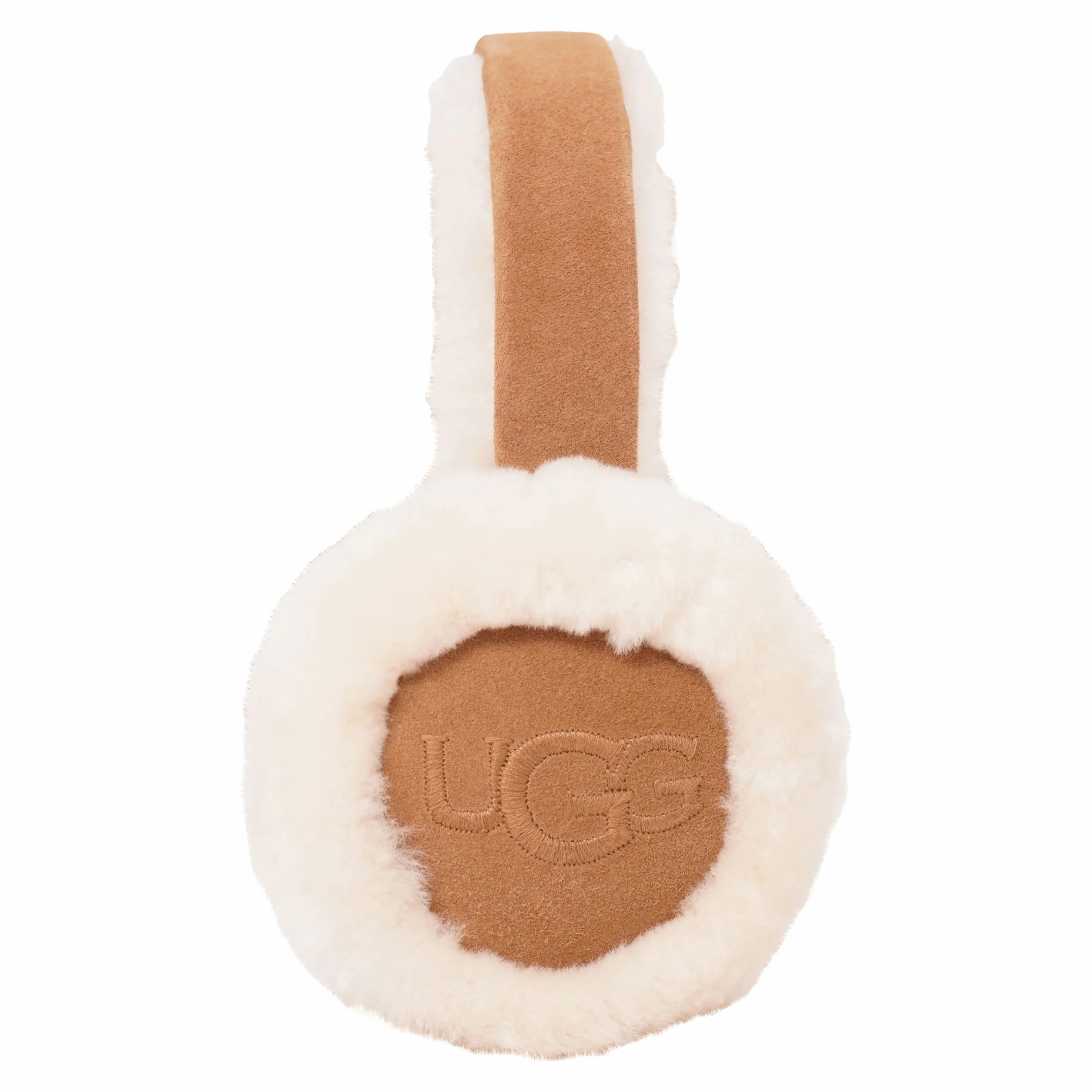 UGG Copricapo con Logo Ricamato da Donna, Castagno, Taglia Unica