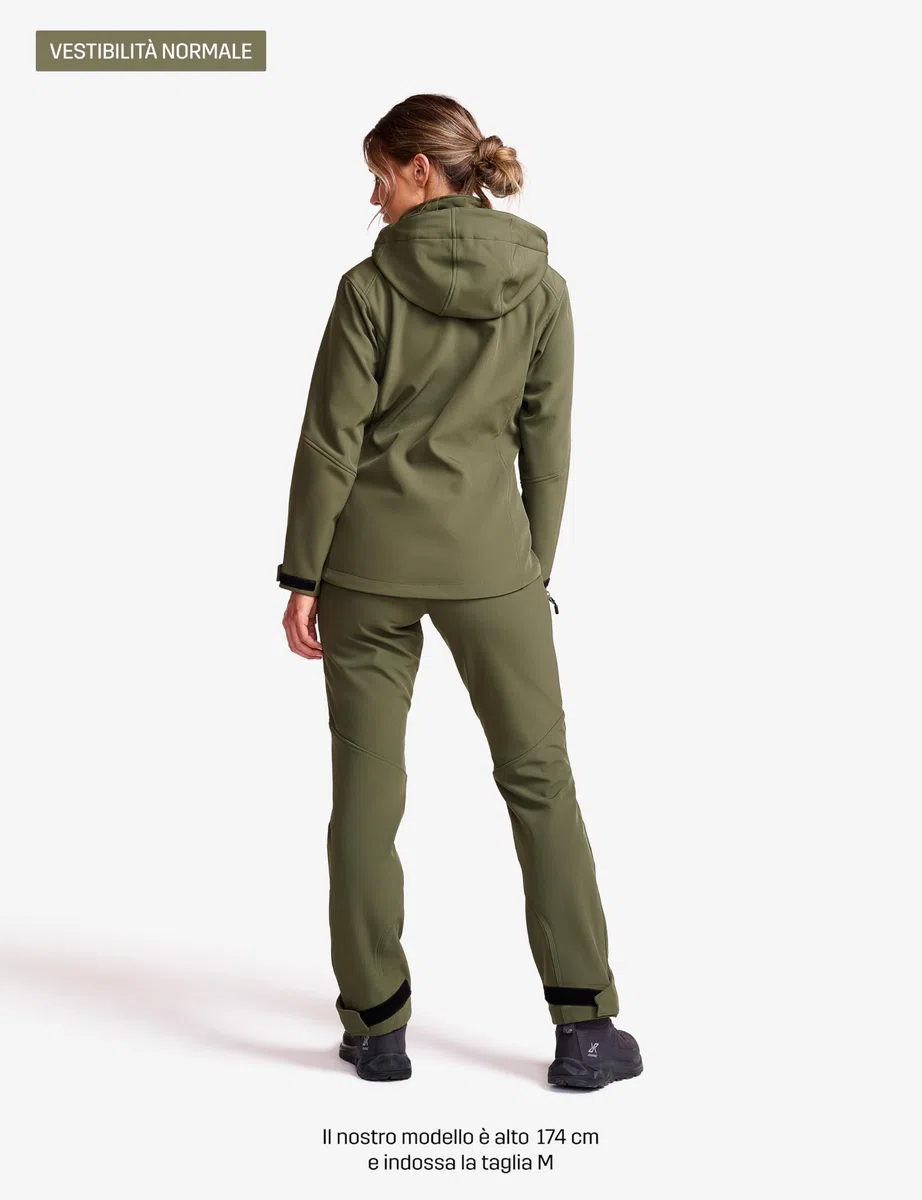 RevolutionRace Hiball Softshell Jacket da Donna, Giacca da Esterno per Escursionismo