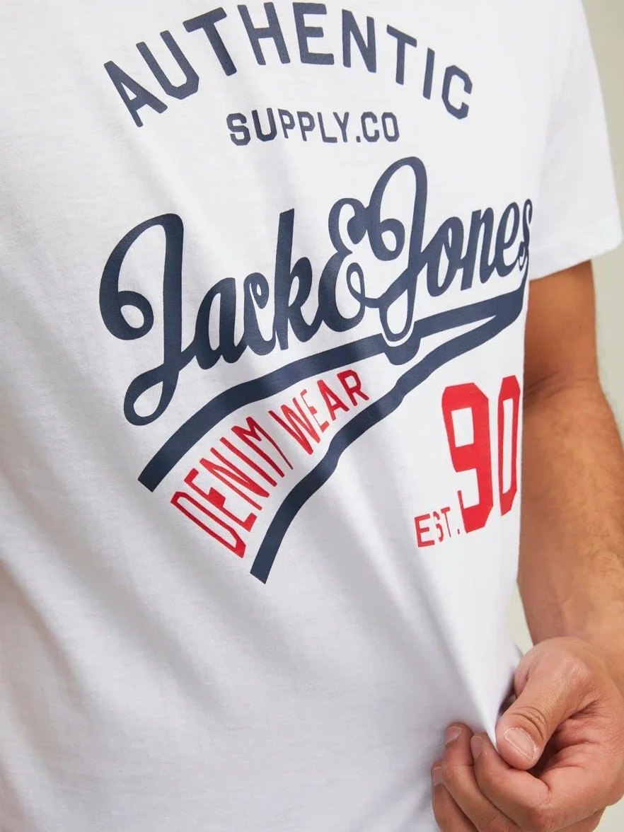 JACK & JONES T-Shirt 3-Pack Logo O-Neck T-Shirt