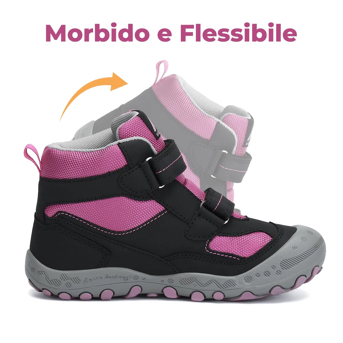 Mishansha Bambini Moda Calzature da Escursionismo Scarpe da Trekking Outdoor per Ragazzi e Ragazze